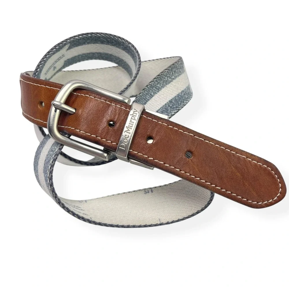 Doc Murphy‎ Cotton Leather Cut To Size Mens Golf Belt 38